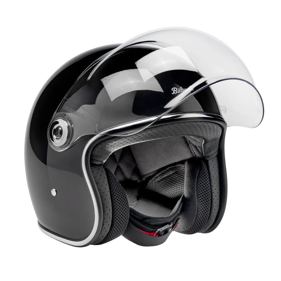 GLOSSY BLACK HELMET TAHOE BILTWELL