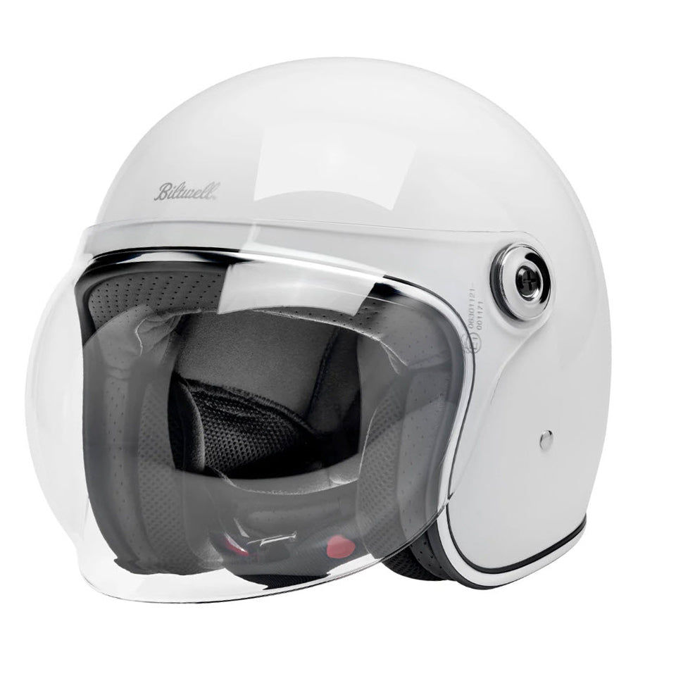 GLOSSY WHITE HELMET TAHOE BILTWELL