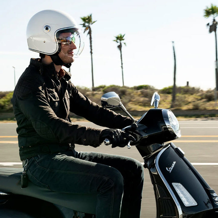 GLOSSY WHITE HELMET TAHOE BILTWELL