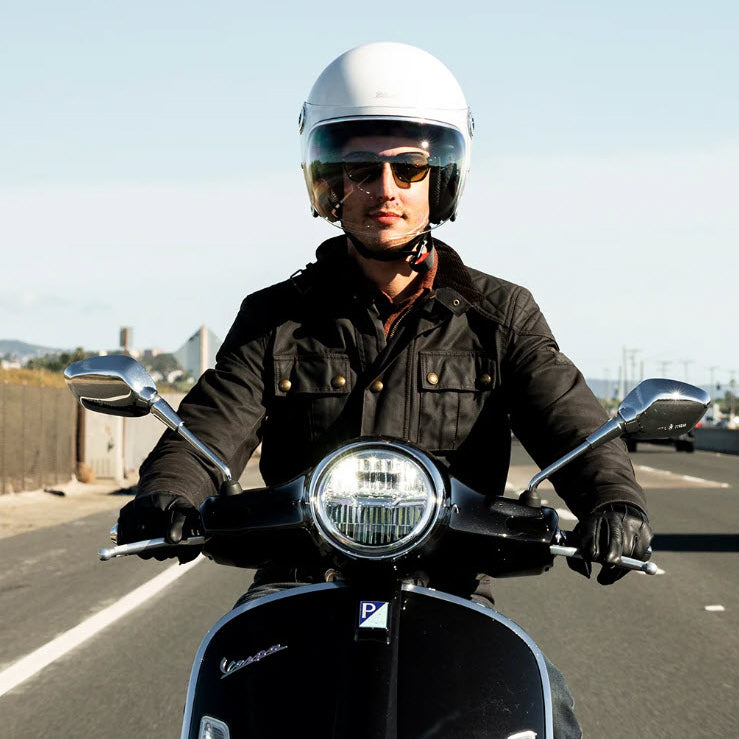 GLOSSY WHITE HELMET TAHOE BILTWELL