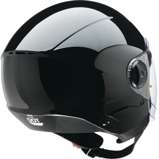GLOSSY BLACK HELMET SCUZZI Z1R