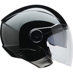 GLOSSY BLACK HELMET SCUZZI Z1R