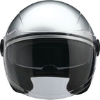 GLOSSY SILVER HELMET SCUZZI Z1R