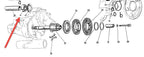 (20x42x9) BEARING REAR HUB 1950'S BIKES VM/VN/VL/VB1 (2/12501)