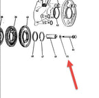 SHIFTING CROSS TAB LOCK WASHER FOR NOTCHED SHIFTING CROSS LATE 1950-1960 VESPA VNA/VNB/VBB/VBC/VLB/VSC/VSD