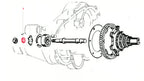SPACER WASHER FOR GEAR CLUSTER LAYSHAFT VINTAGE VESPA 125-150 (013916 013824)