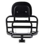 **MATTE BLACK** REAR FOLDING RACK W/ PASSENGER BACK REST AND GRAB RAIL FOR VESPA GTS 250 300 HPE HPE2