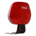*RED* NIU REAR BACK REST; NQI GT, NQI SPORT *CLOSEOUT*
