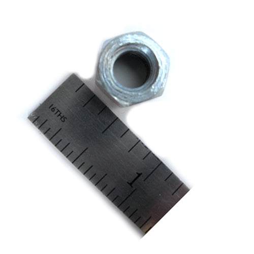 TALLER 8mm NUT FOR UPPER REAR SHOCK MOUNT TO FRAME - MOST VINTAGE VESPA (12109) ALSO, NEW BV400 MIRROR NUT