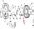 NUT FOR REAR BRAKE CABLE PINCH PLATES