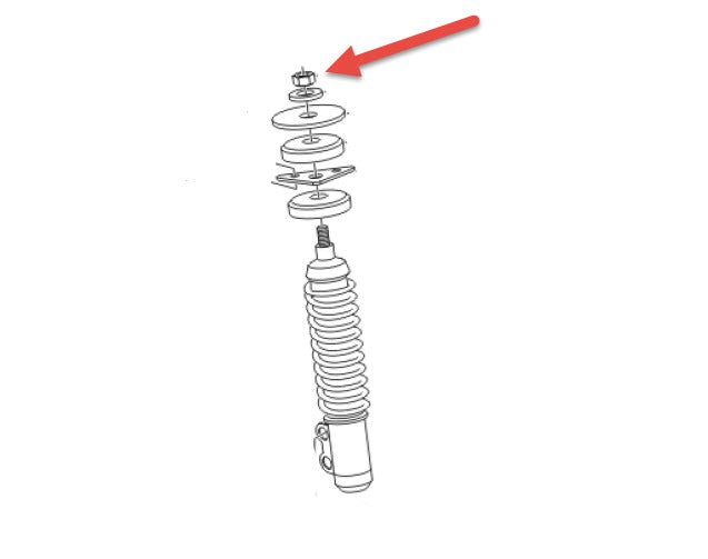 10mm Nut Thin Style For Oil Tank Banjo and Front Shock Mounting Plate (M10X1.25) (SF504-1118)
