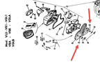 TAILLIGHT STUD SPACER ABSORBER VESPA VM/VN/VNA/VNB/VBA/VBB/VSB (016628 EACH)