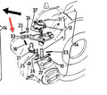 GEAR SELECTOR CABLE BRACKET AT MOTOR 3-SPEED - VM1-2 VN1-2 VL1-3 VB1