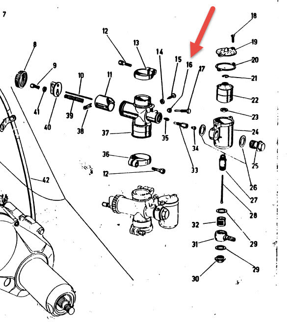 LOCK NUT IDLE MIXTURE SCREW - GS150 VS1-5