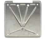 VINTAGE VESPA LARGE FRAME LICENSE PLATE BRACKET ALUMINUM