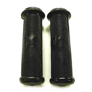 24mm Piaggio Style Grips  Aftermarket Pair BLACK