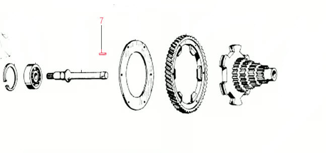 Needle Rollers Set  of 23 for Input Shaft (layshaft)  VM1-VS5 VN1-2 VL1-3 VB1
