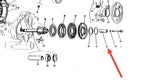 SELECTOR SPINDLE BUSHING SHAFT FITS LATE 1950-1960 VESPA VNA/VNB/VBB/VBC/VLB/VSC/VSD (2/47190)