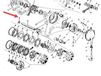 SPACER FOR R/H SIDE OF FRONT MOTOR MOUNT SLEEVE - 125/150CC LARGE FRAMES