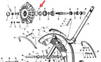 WIRE CLIP FOR CASTELLATED NUT FRONT OR REAR HUB SEAL GS160 SS180 REAR 150 SUPER
