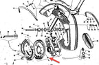 FRONT BRAKE HUB BACK PLATE - GS160 SS180 VSB/VSC (055269)