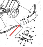 SEALING WASHER SPEEDO CABLE TO HUB - GS160 SS180 VSB/VSC