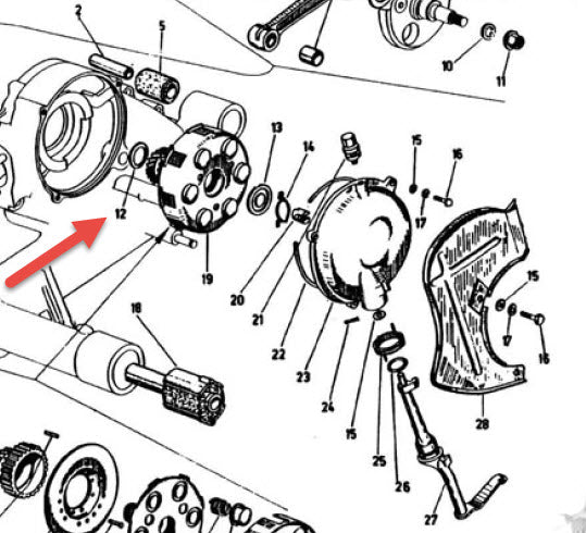 WASHER FOR CLUTCH GS160 SS180 VSB VSC