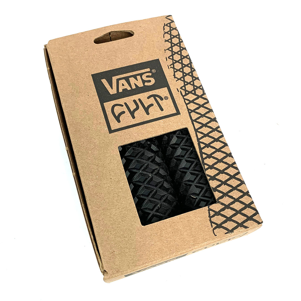ODI Retro Vans Cult Grips **Black** FITS MODERN VESPA AND PIAGGIO SCOOTERS