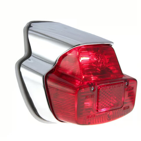 Vintage Vespa Chrome Euro Tail Light SS180 GL 150 VSC (091014 091488)