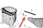 SPRING CLAMP FOR UNDER SEAT TOOL BOX - V5A/V9A/V9B/VMA/VMB