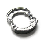 REAR BRAKE SHOES 10" LARGE FRAME VINTAGE VESPA P-PX-STELLA & OTHERS PAIR (P-SERIES REAR AND FRONT) (077075) (4144504) (647377)