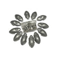 SET OF 12 FLOOR RAIL END PIECES W/ RIVETS (AFTERMARKET GRADE)