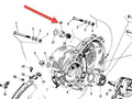 REAR AXLE FLYSIDE BEARING RACE FOR 64-66 EARLY 50/90 V9A V5A - 1 OF 3 PARTS. (see 097557 for bearing)