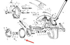 10" FRONT DUST COVER PLATE SINGLE POST - SPRINT/RALLY