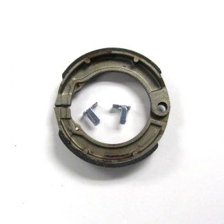 8" REAR BRAKE SHOES WITH SINGLE POST VINTAGE VESPA 1961 AND OLDER (7881 81229)