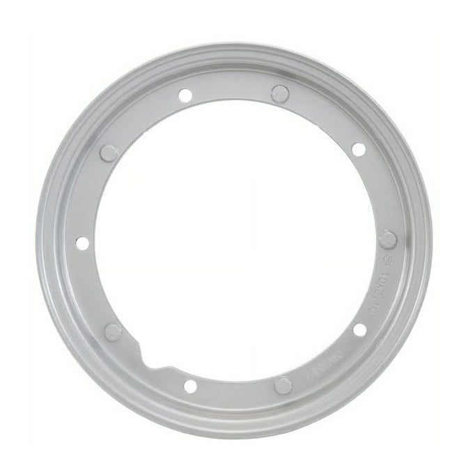 WHEEL RIM 10 INCH SPILT SILVER ORIGINAL VINTAGE VESPA DOT PIAGGIO (84629)