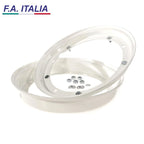 WHEEL RIM 10 INCH WHITE FRONT OR REAR VINTAGE VESPA 10"