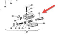 PLASTIC PLUNGER FOR REAR BRAKE SWITCH SMALLER VERSION
