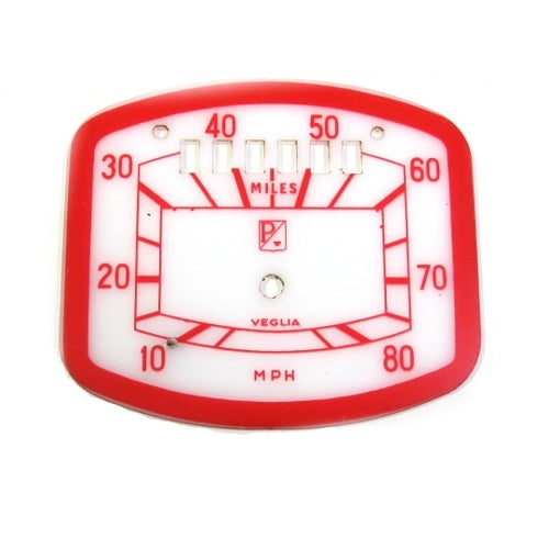 FACE PLATE 80MPH WITH INDIVIDUAL WINDOWS (VS2-4)