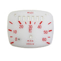 60 MPH SPEEDOMETER FACEPLACTE VNA1