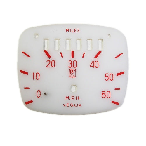 60 MPH SPEEDOMETER FACEPLACTE VNA1