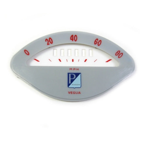 80 MPH SPEEDOMETER FACEPLATE GS 160 MK1