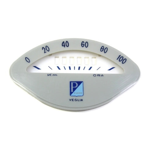 100 KM SPEEDOMETER FACEPLATE BLACK NUMBERS VBA/GL