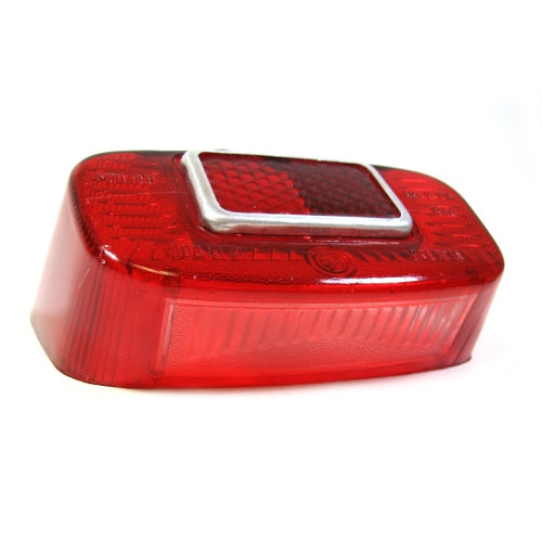 Premium Tail Light Lens w/ Chrome Reflector Vespa VBB/GS 160