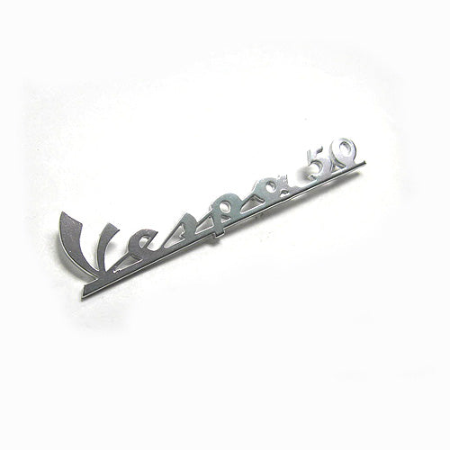 VESPA 50 Script Front Badge-V50S-V50L