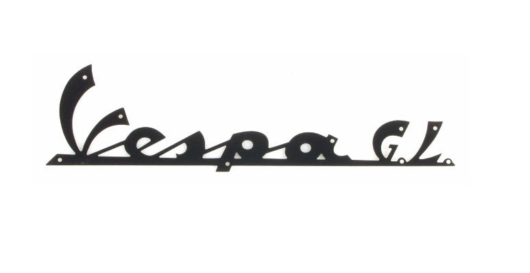 VESPA GL BADGE (EMBLEM) PAINTED 1962 to 64