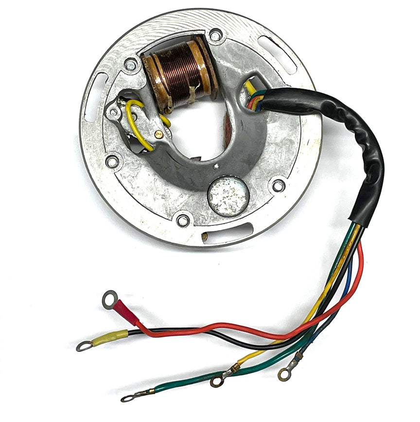 VINTAGE VESPA STATOR PLATE VNA VLA VNB VBB VLB VNC (5 WIRE 6V AC) (056747 071473 133503)