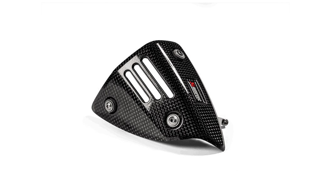 Carbon Heat Shield for New Akrapovic Performance Exhaust Vespa GTS