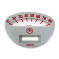 80 MPH SPEEDOMETER FACEPLATE V9A/VMA/VBC/VLB/VSE
