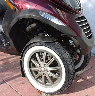 SHINKO 120/70X12 WHITEWALL